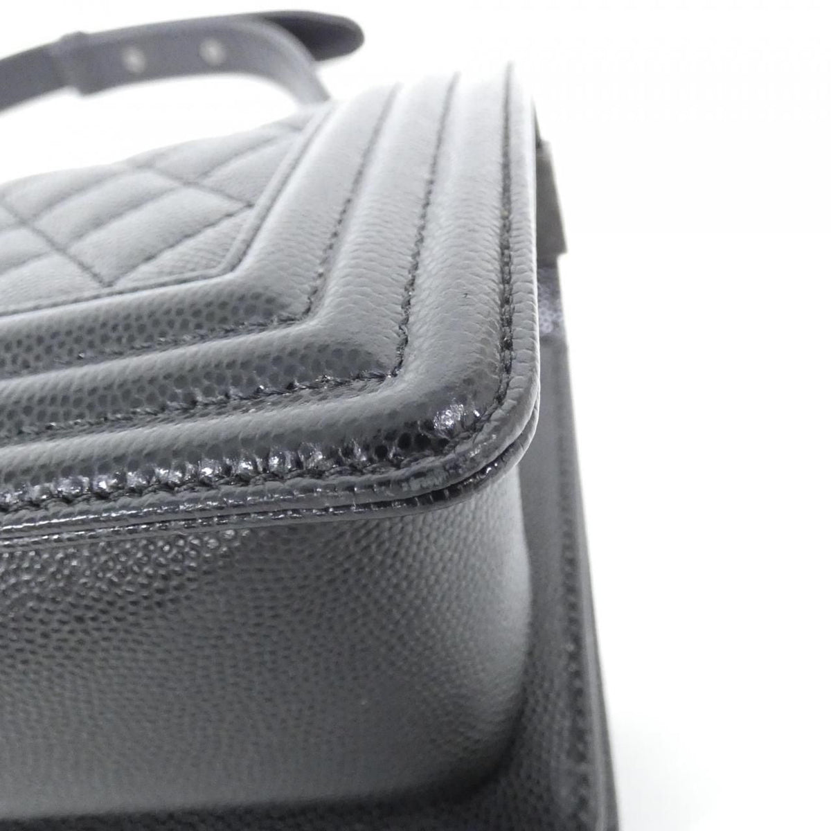 Chanel Boy Chanel Grained Calf Shoulder Bag