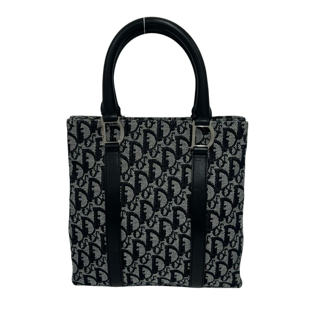 Christian Dior Trotter Canvas Leather Handbag