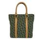 Christian Dior Trotter Canvas Leather Handbag