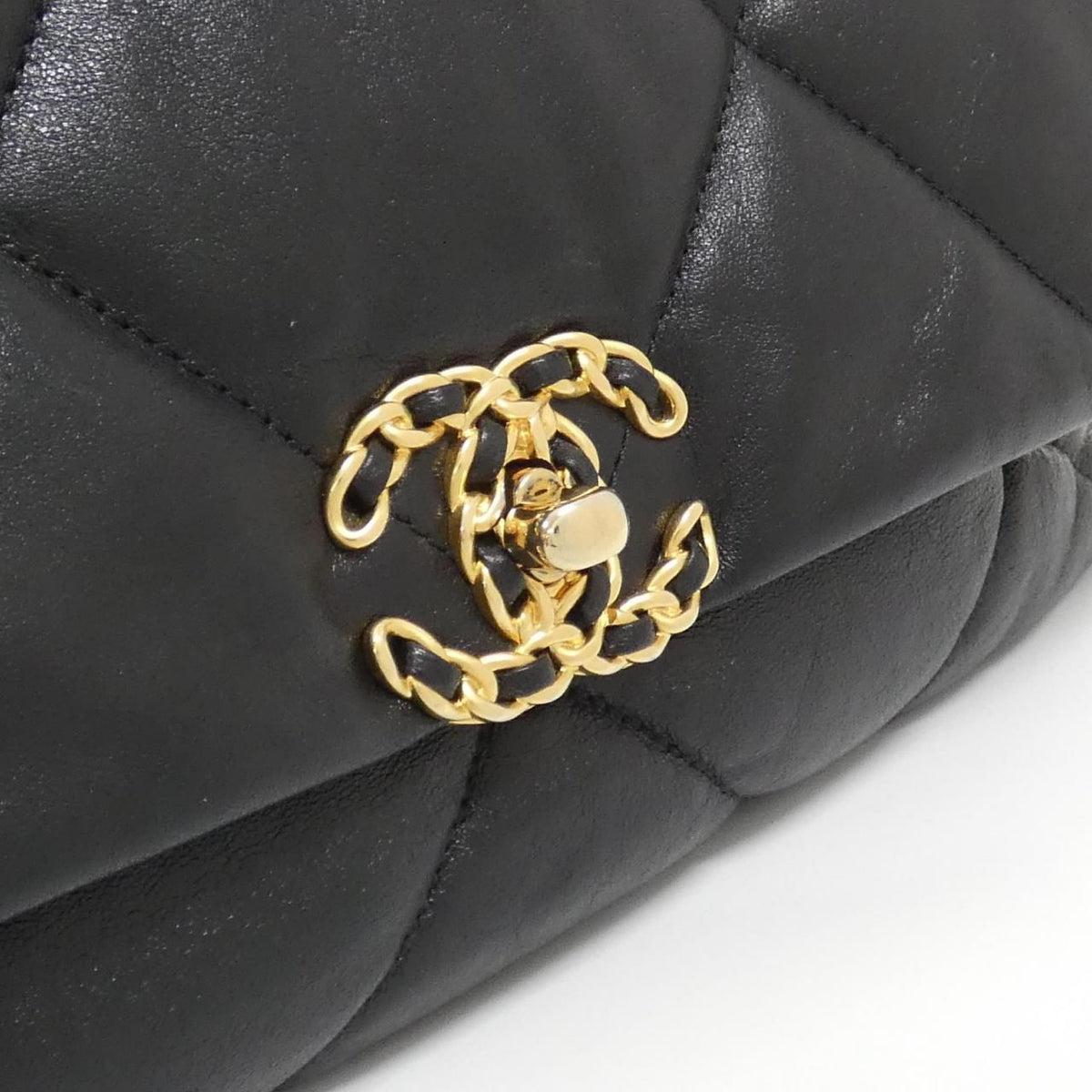 Chanel 19 Goatskin Shoulder Bag