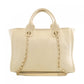 Chanel Deauville Mixed Fiber Tote Bag