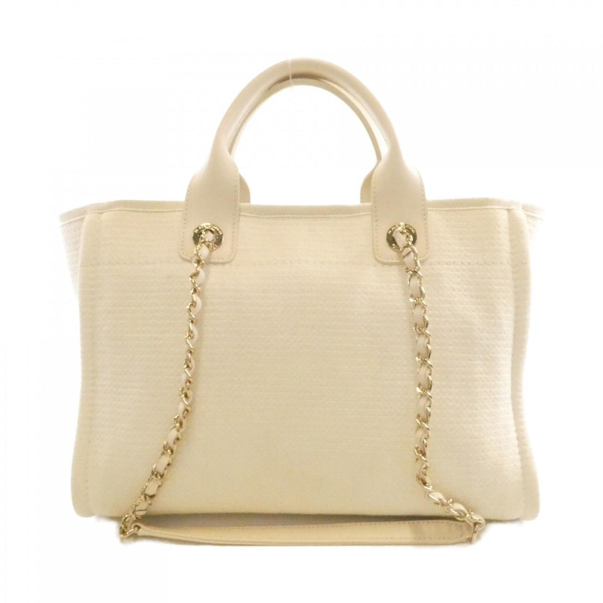 Chanel Deauville Mixed Fiber Tote Bag