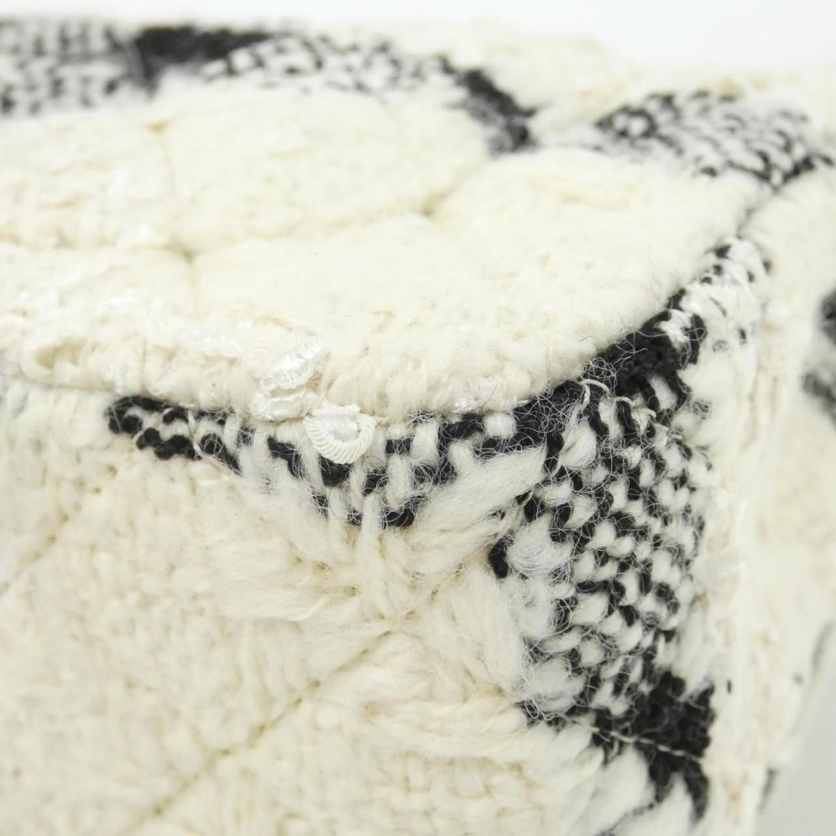 Chanel Cotton Wool Tweed Shoulder Bag
