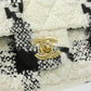 Chanel Cotton Wool Tweed Shoulder Bag