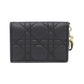 Christian Dior Lady Dior Bloom Leather Card Holder