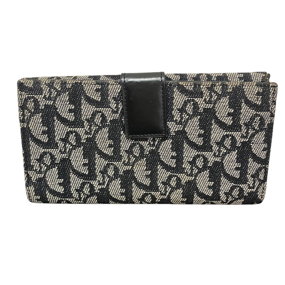 Christian Dior Trotter Canvas Long Wallet