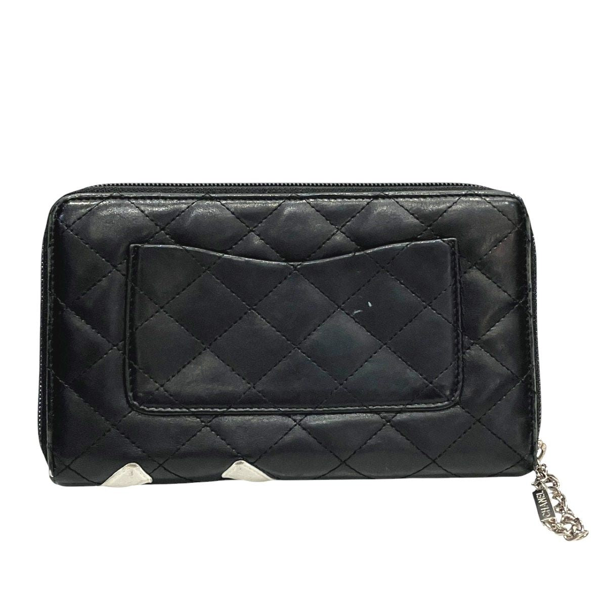 Chanel Cambon Line Lambskin Long Wallet