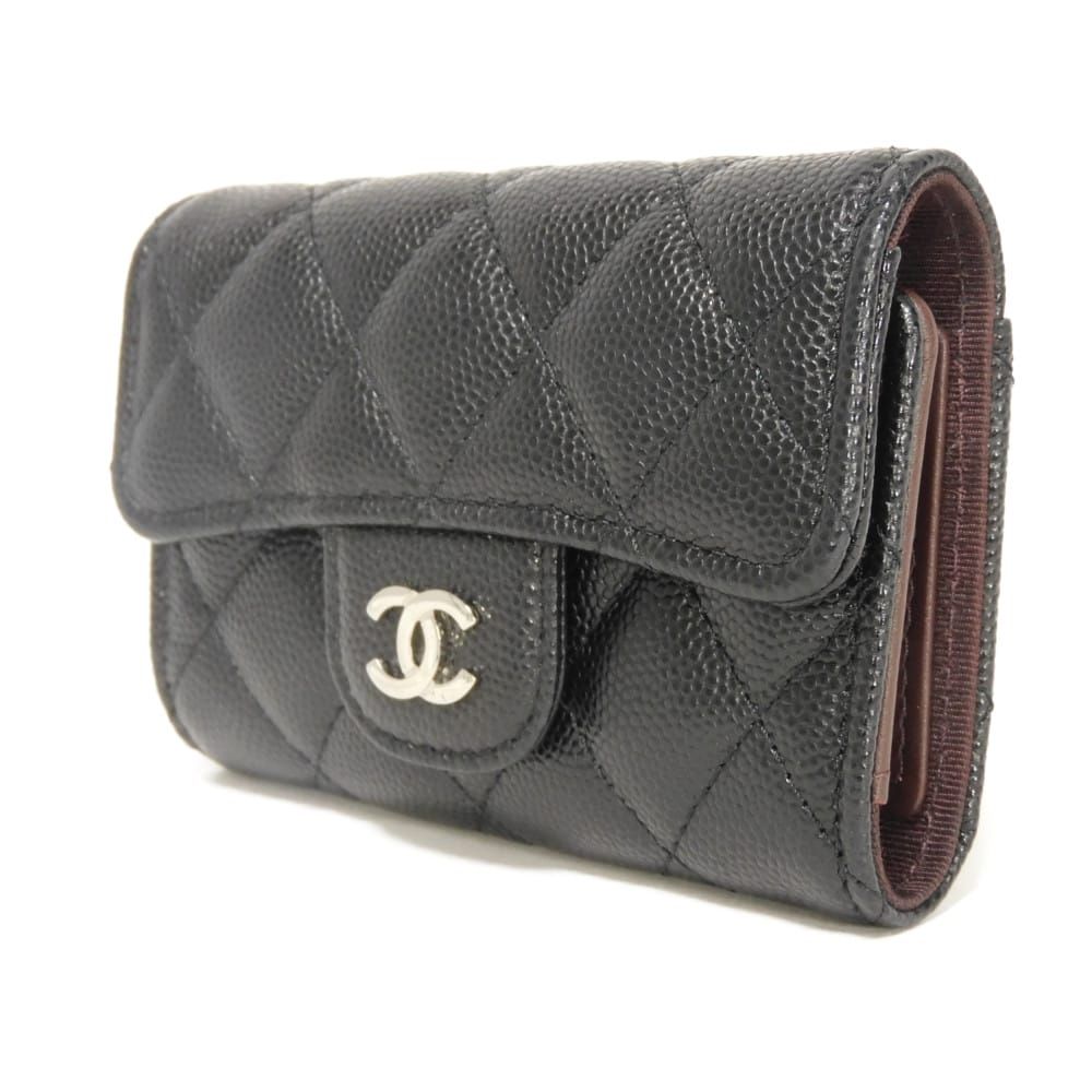 CHANEL Classic Flap Caviar Skin Key Case