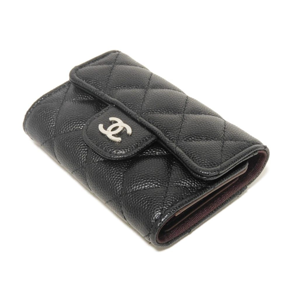 CHANEL Classic Flap Caviar Skin Key Case