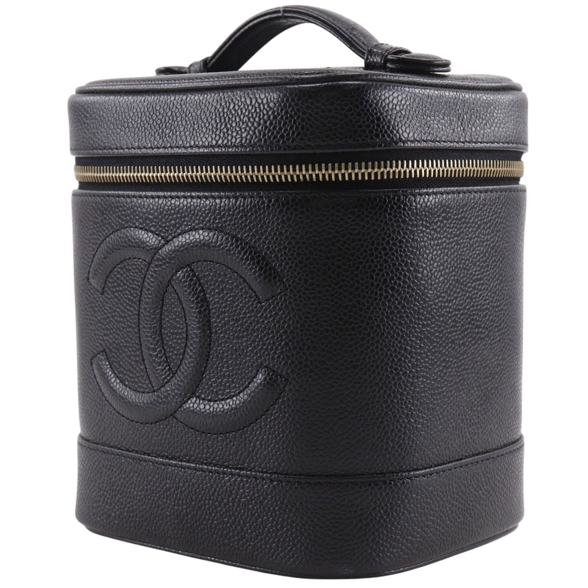 Chanel Coco Mark Leather Handbag