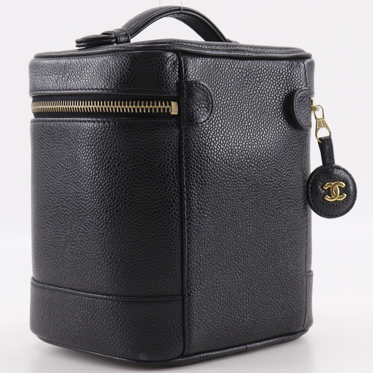 Chanel Coco Mark Leather Handbag