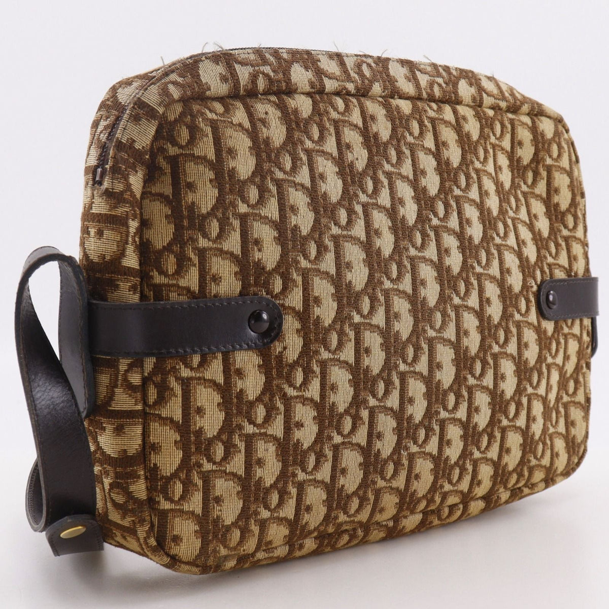 Christian Dior Trotter Canvas Shoulder Bag