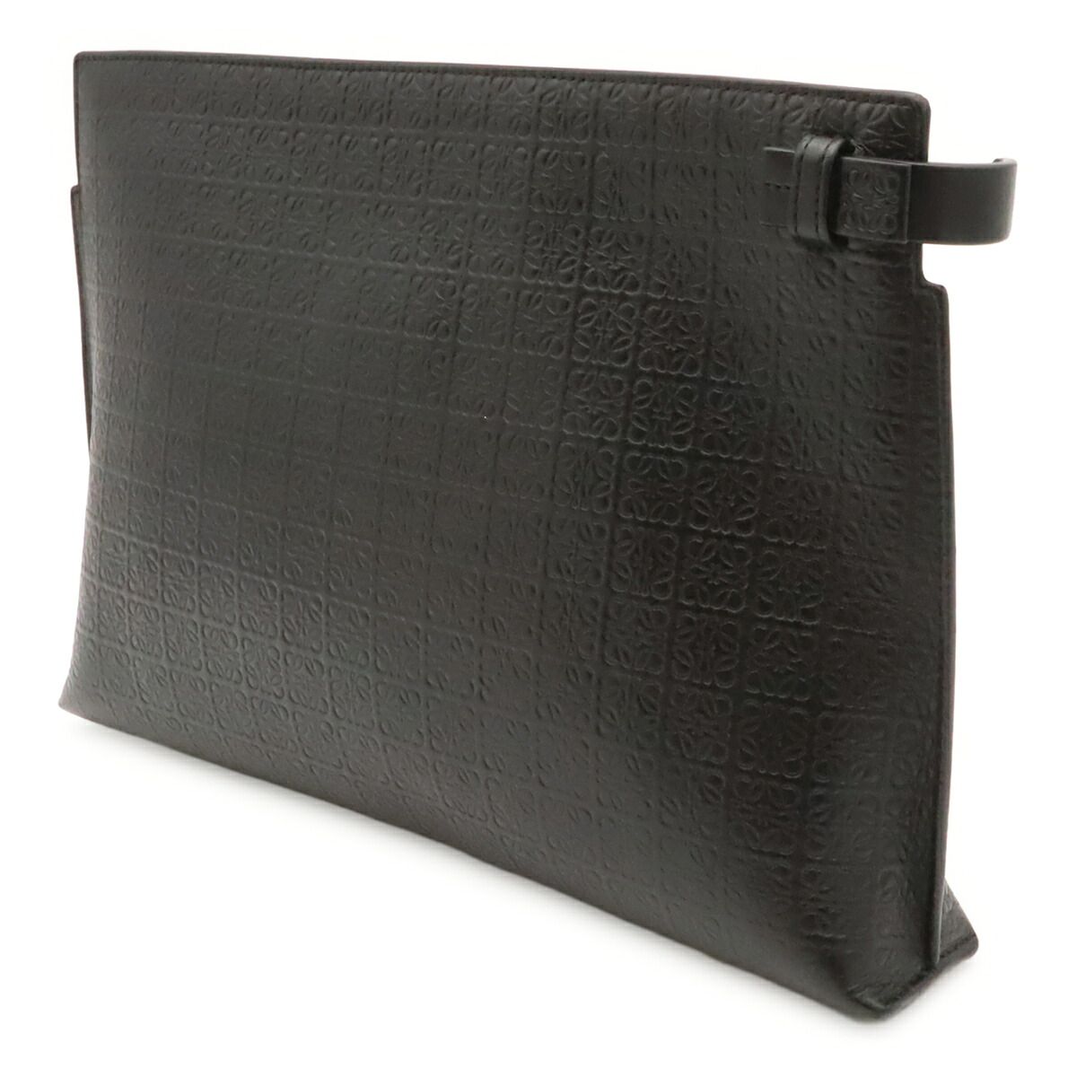 Loewe Repeat Anagram Leather Clutch Bag