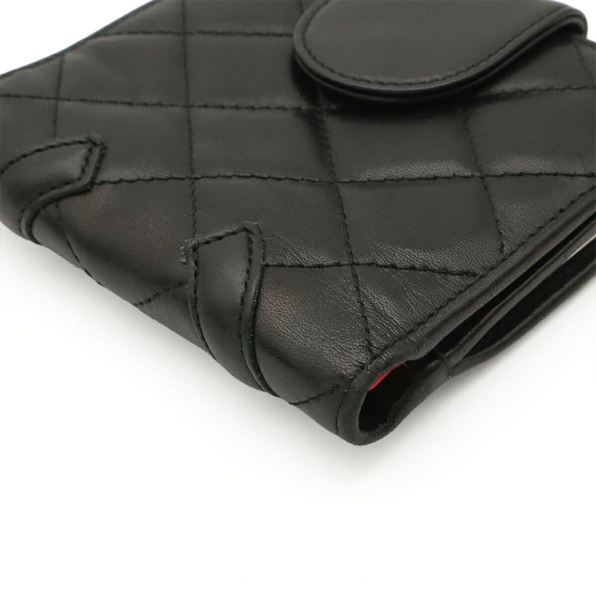 Chanel Cambon Line Soft Calffold Wallet