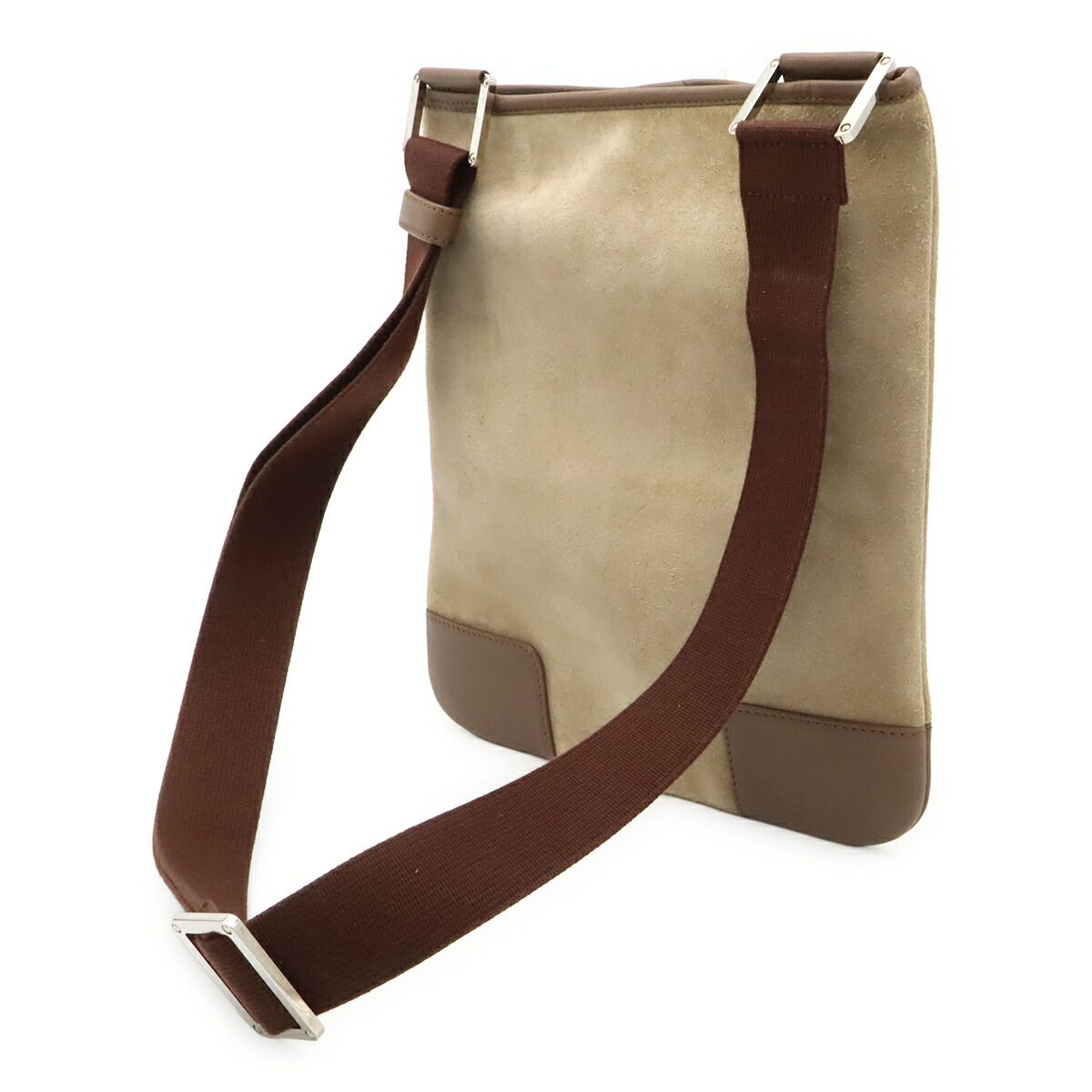 Loewe Anagram Suede Leather Shoulder Bag