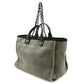 Chanel Deauville Canvas Leather 2way Tote Bag