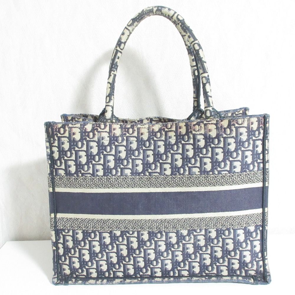 Christian Dior Oblique BOOK TOTE Canvas Tote Bag