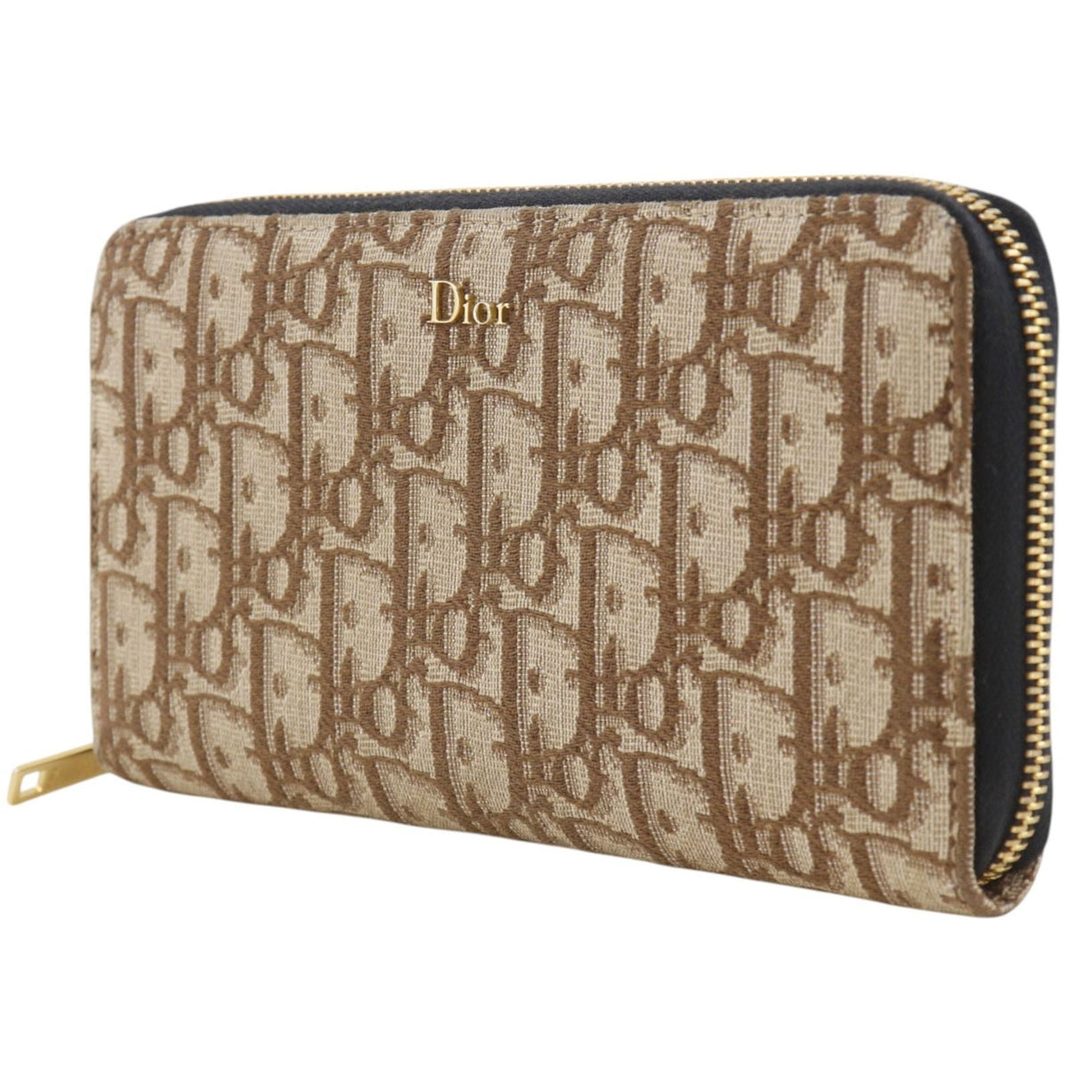 Christian Dior Oblique Canvas Long Wallet