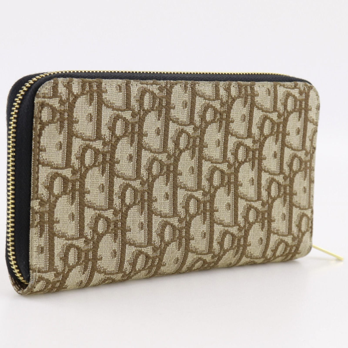 Christian Dior Oblique Canvas Long Wallet