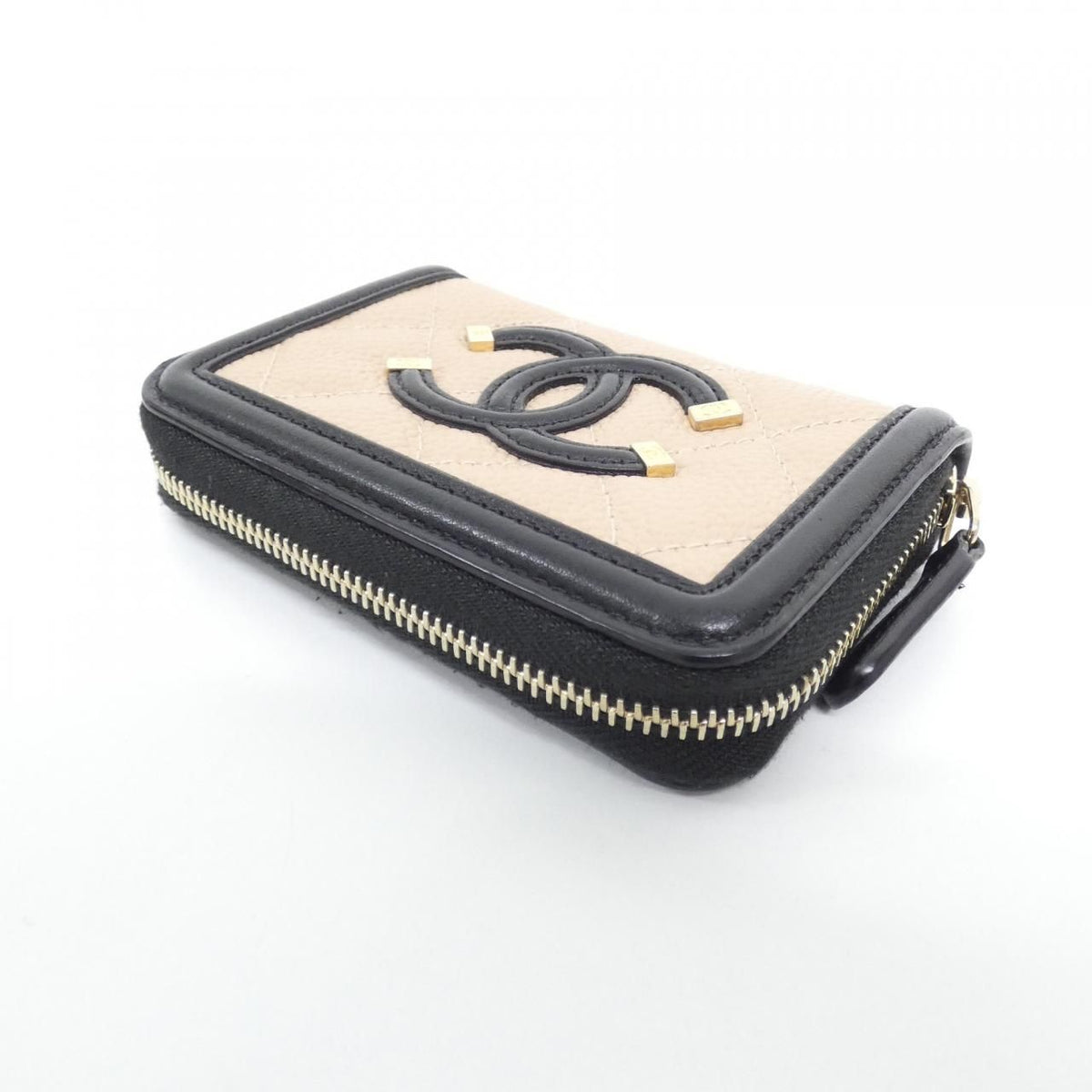 Chanel Caviar Skin Calf Coin Case