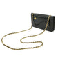 Chanel Coco Mark Patent Leather Chain Wallet Shoulder Bag