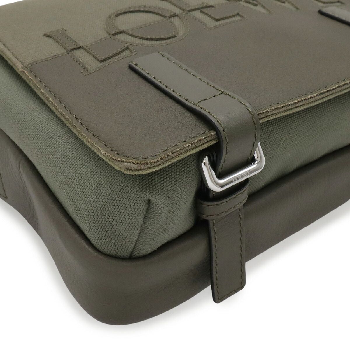 Loewe Canvas Leather Shoulder Bag