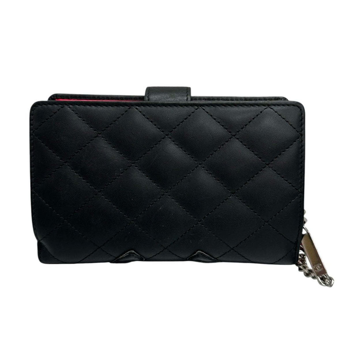 Chanel Cambon Line Leather Bifold Wallet
