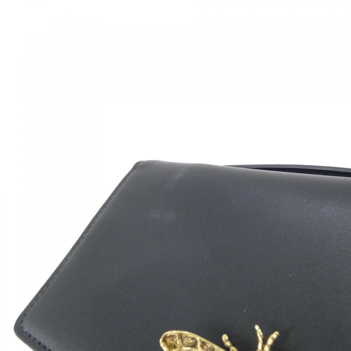 Christian Dior Dior Bee Leather Pouch