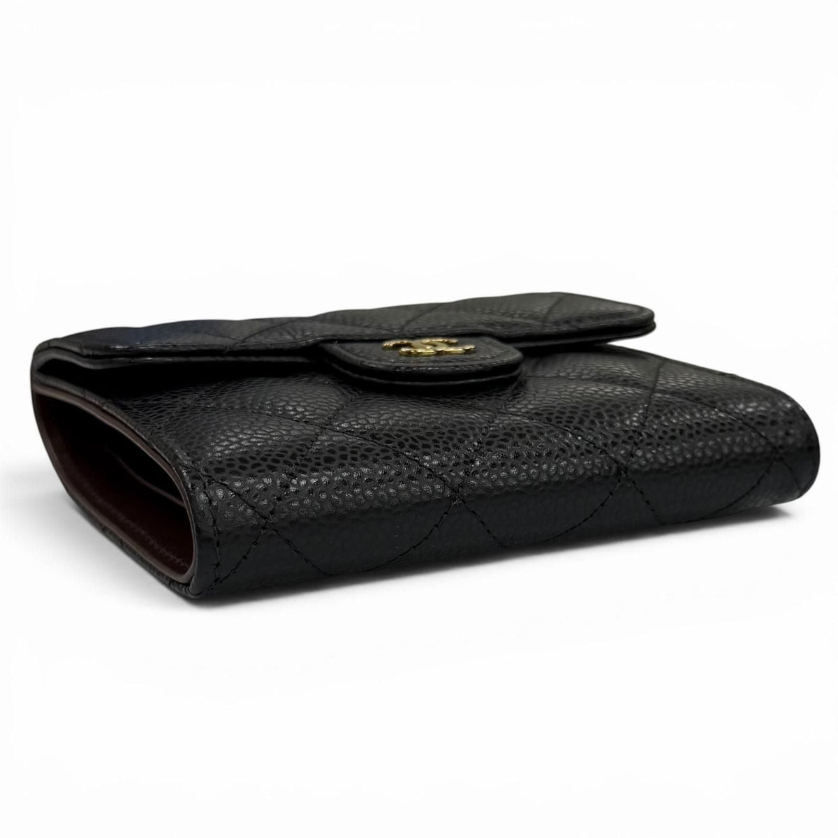 Chanel Matelasse Caviar Skin Trifold Wallet
