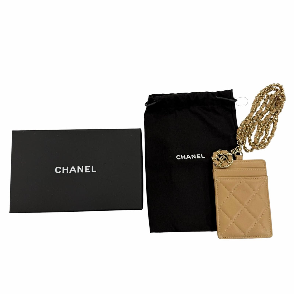 Chanel Matelasse Lambskin Card Case