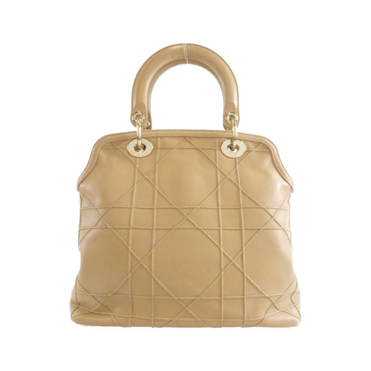 Christian Dior Granville Leather Handbag