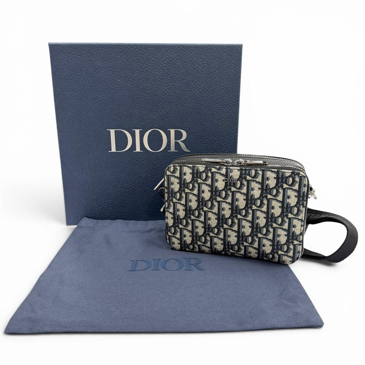 Dior Oblique Canvas Shoulder Bag