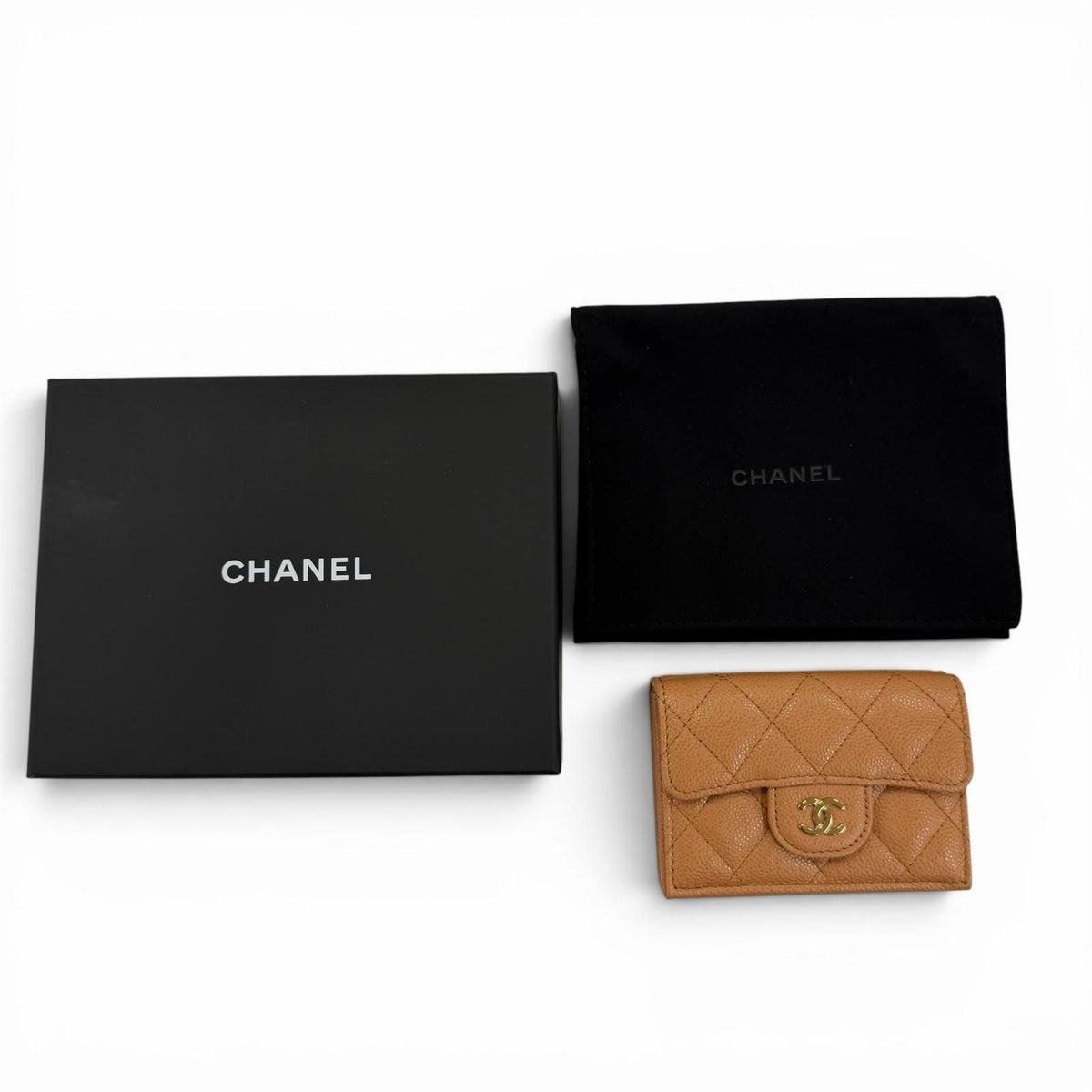 Chanel Classic Matrasse Caviar Leather Wallet