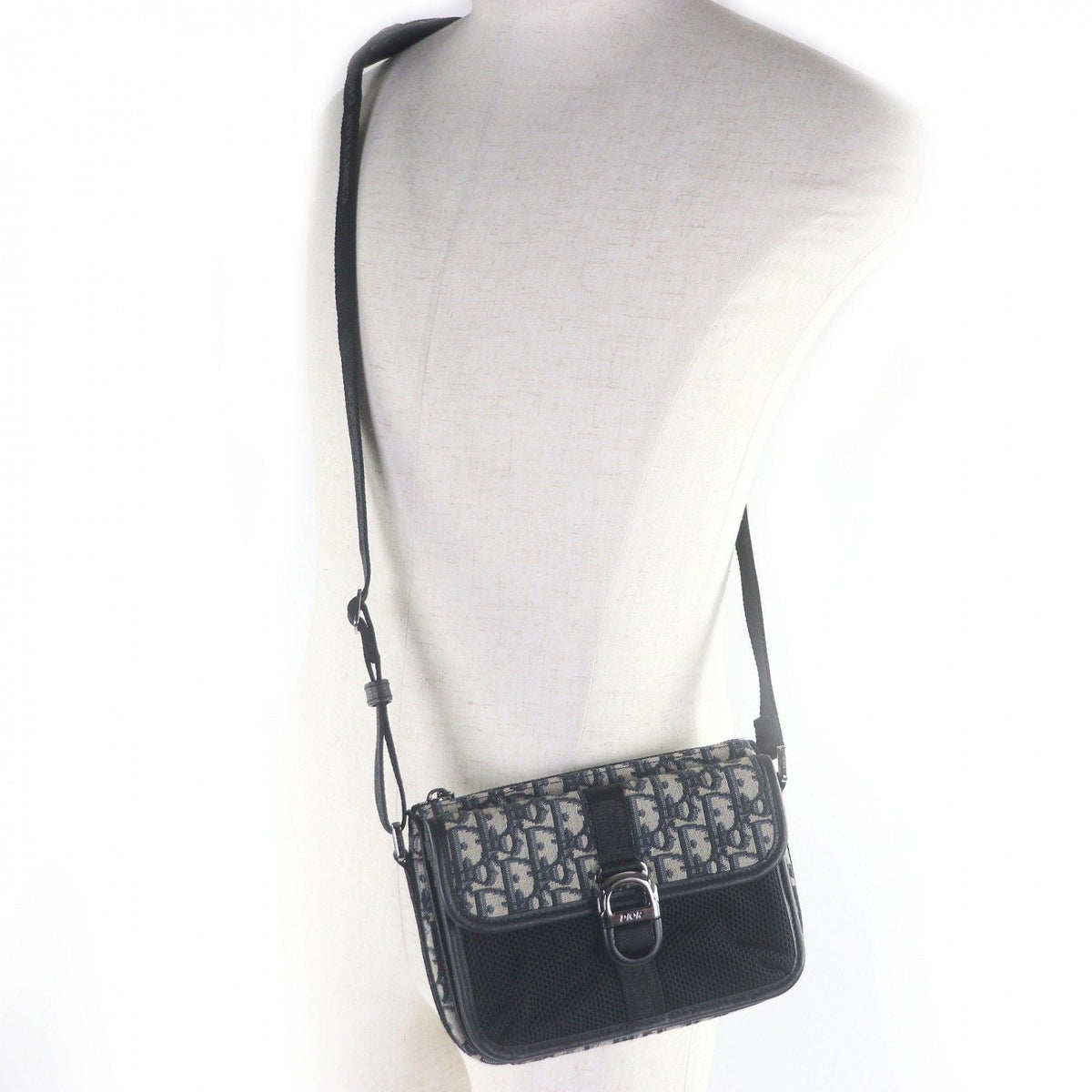 Dior Oblique Canvas Shoulder Bag