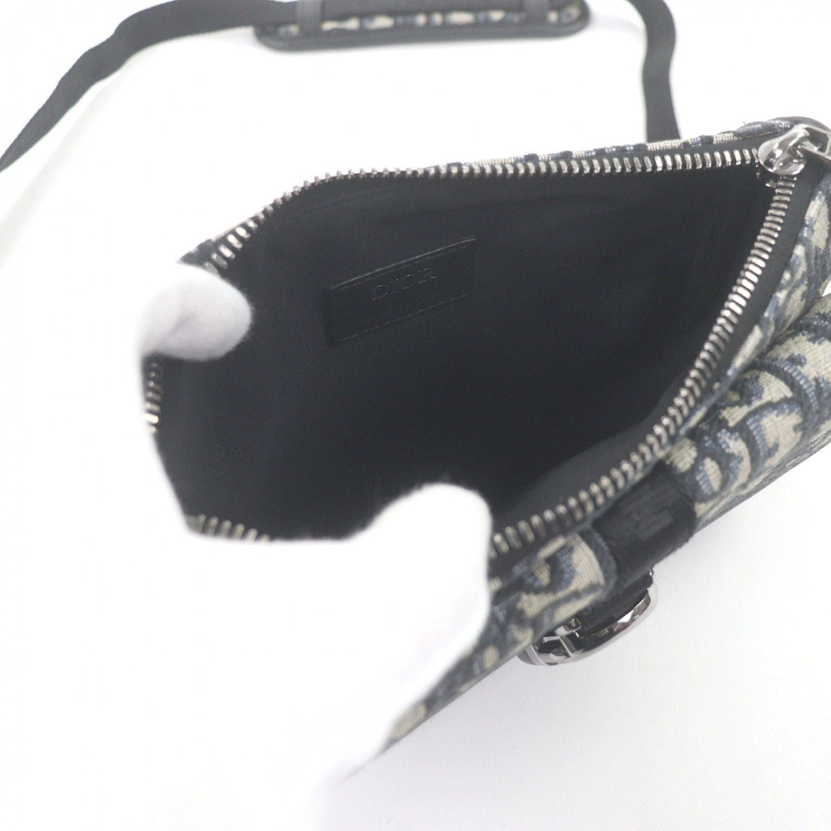 Dior Oblique Canvas Shoulder Bag