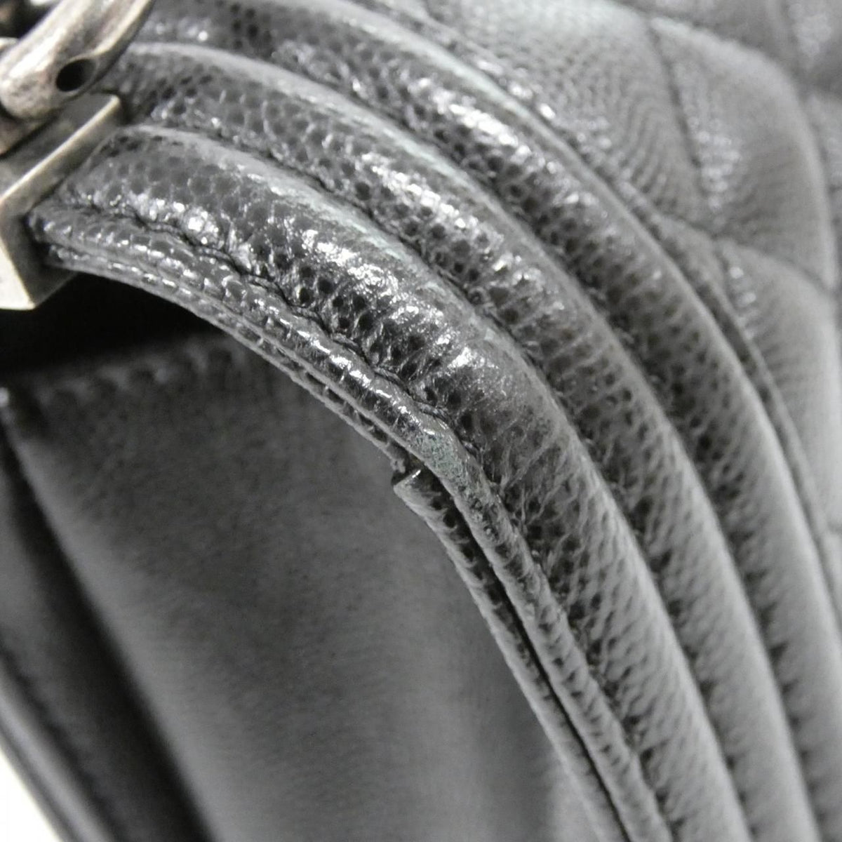 Chanel Boy Chanel Grained Calf Shoulder Bag