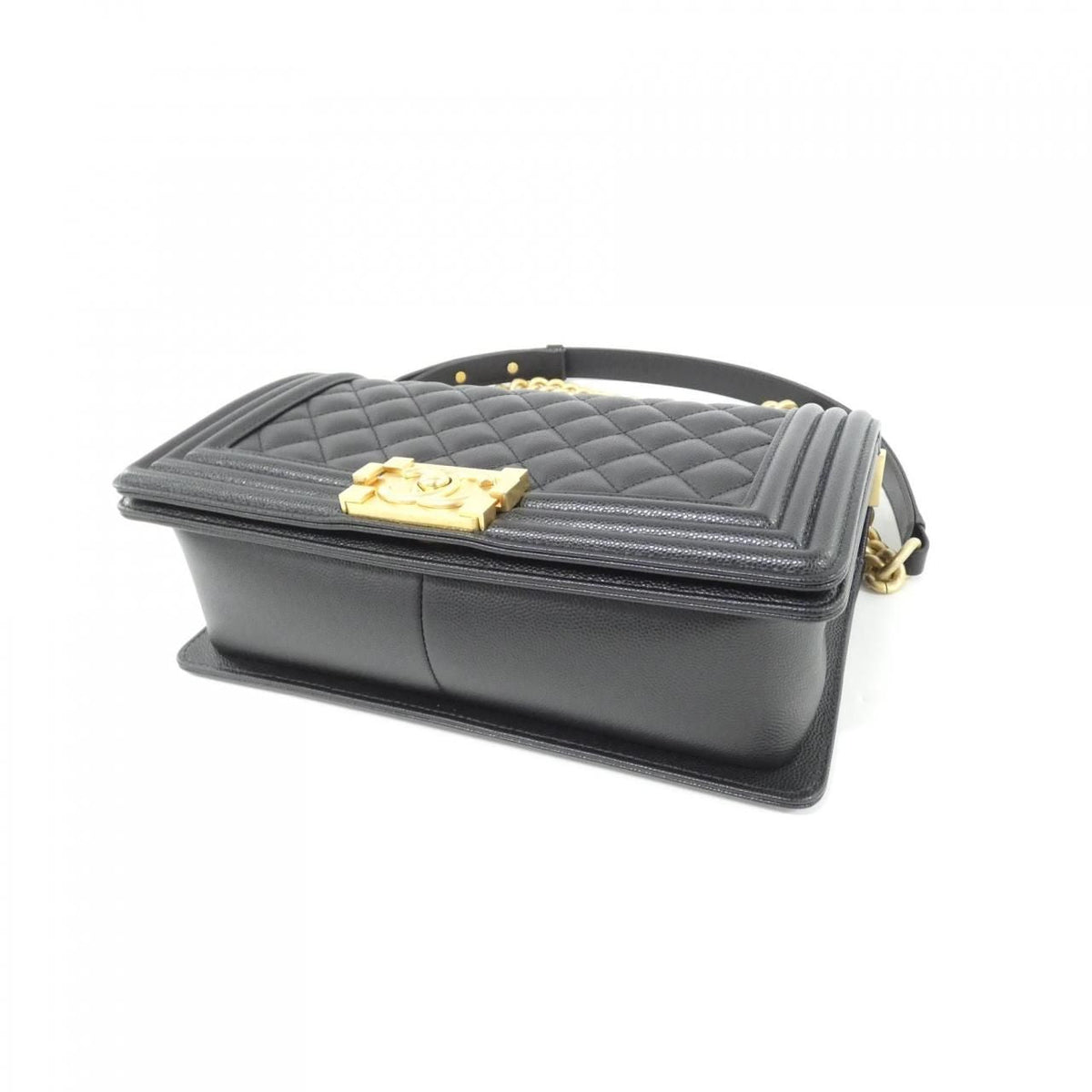 Chanel Boy Chanel Grained Calf Shoulder Bag