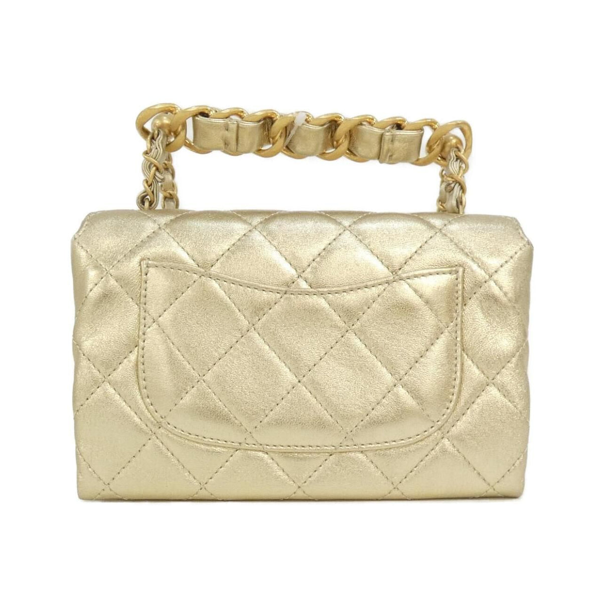 Chanel Metallic Lambskin Shoulder Bag