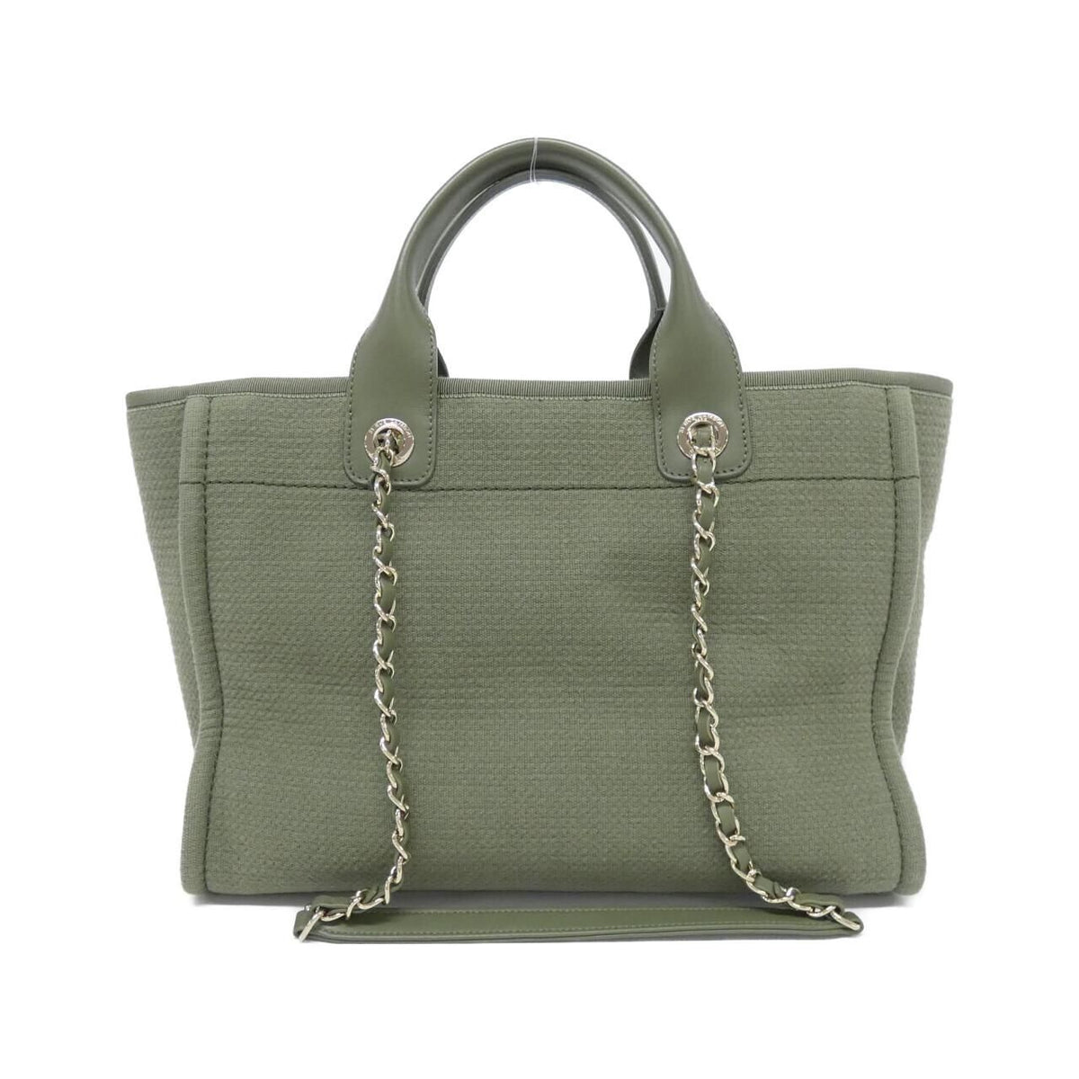 Chanel Deauville Mixed Fiber Tote Bag