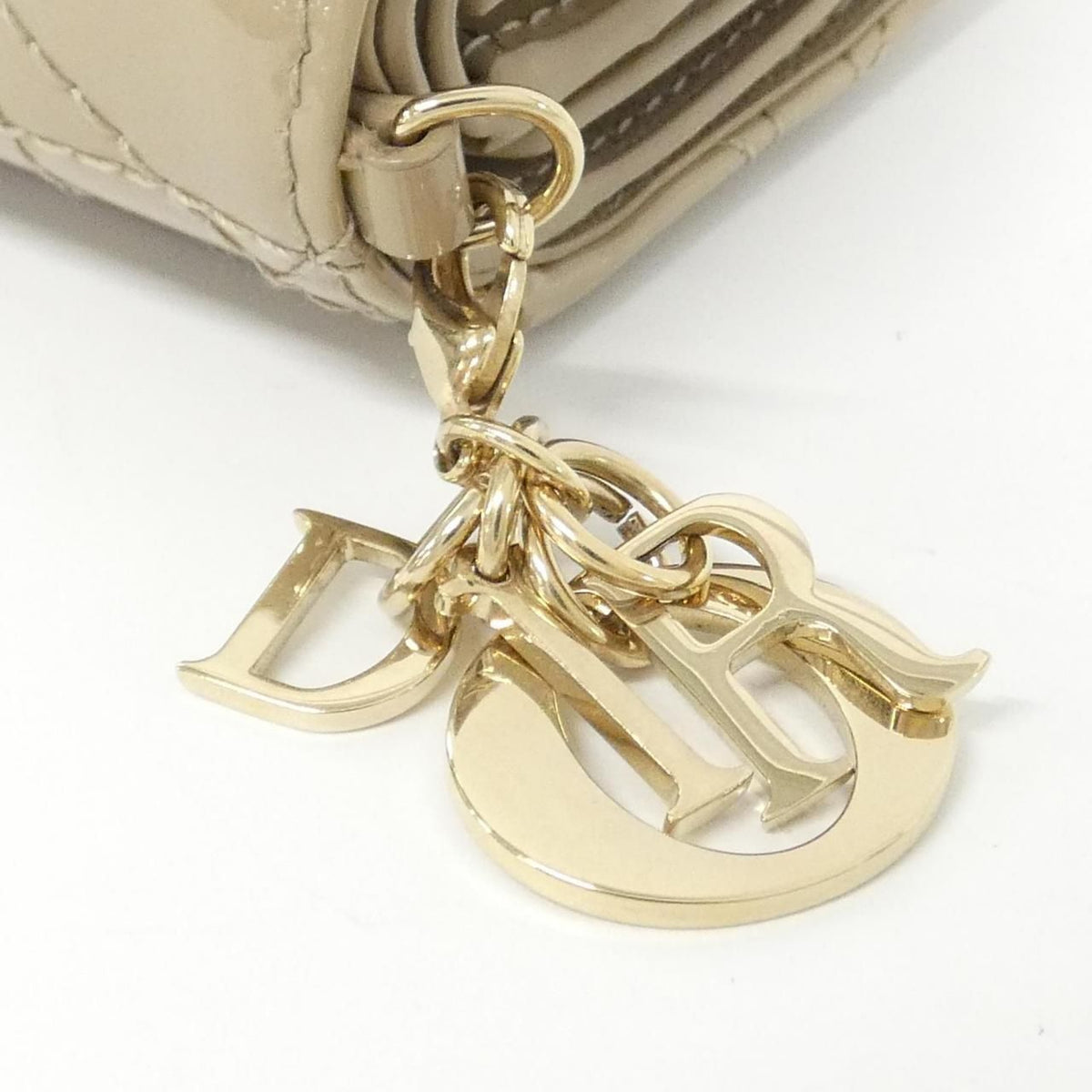 Christian Dior Lady Dior Enamel Wallet