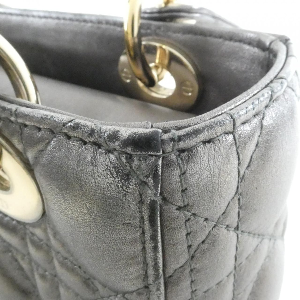 Christian Dior My ABCDior Lady Dior Small Calf Handbag