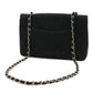 Chanel Matelasse Cotton Leather Shoulder Bag