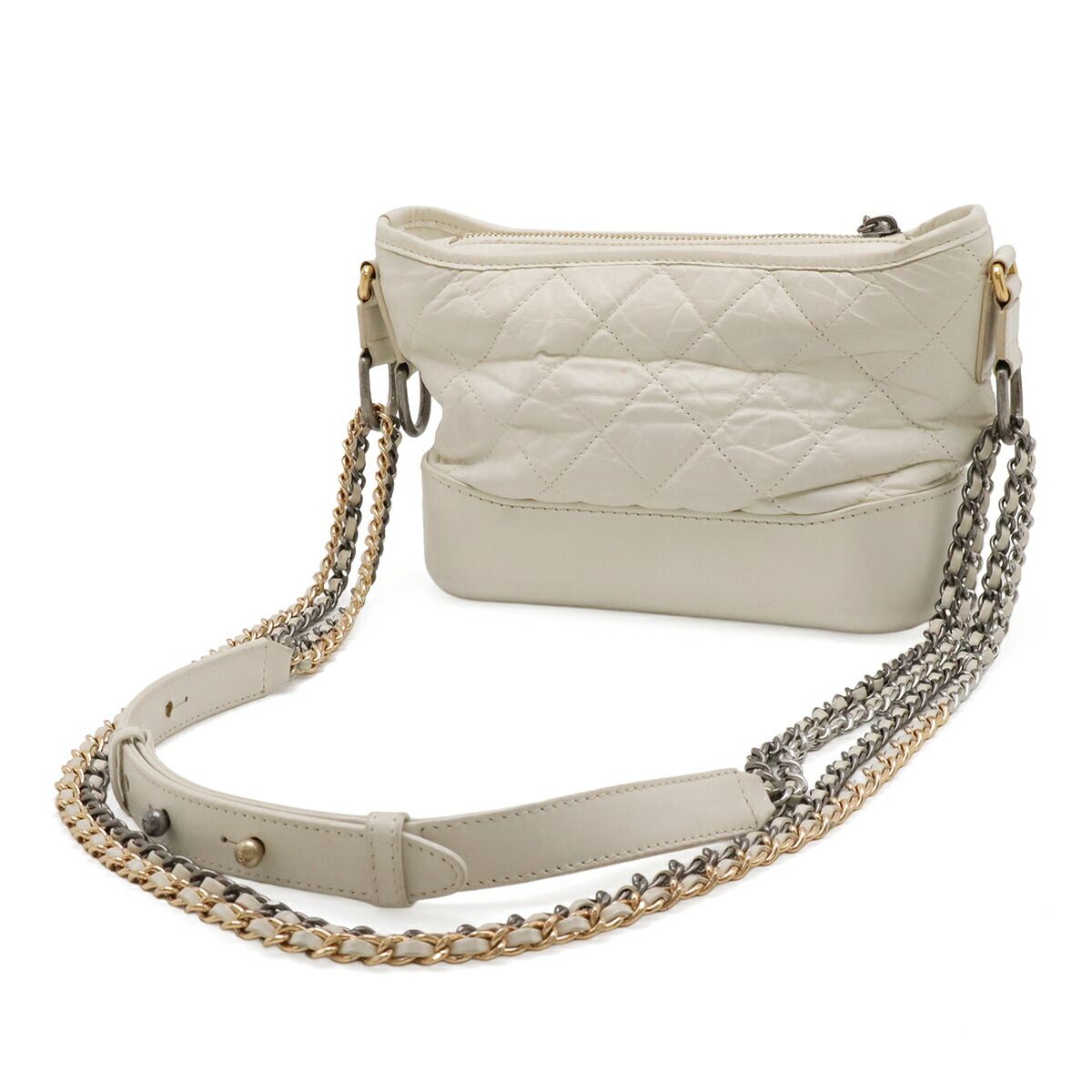 Chanel Gabrielle Small Hobo Leather Shoulder Bag