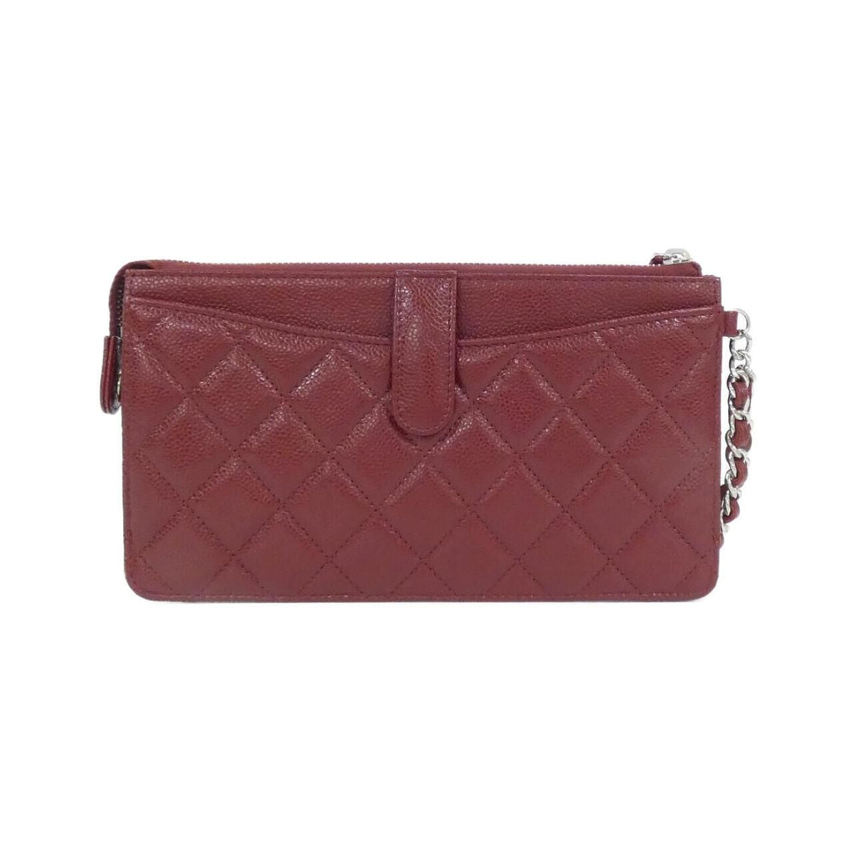 Chanel Timeless Classic Line Grained Calf Long Wallet