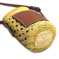 Loewe Anagram Raffia Shoulder Bag