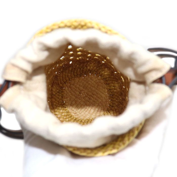 Loewe Anagram Raffia Shoulder Bag