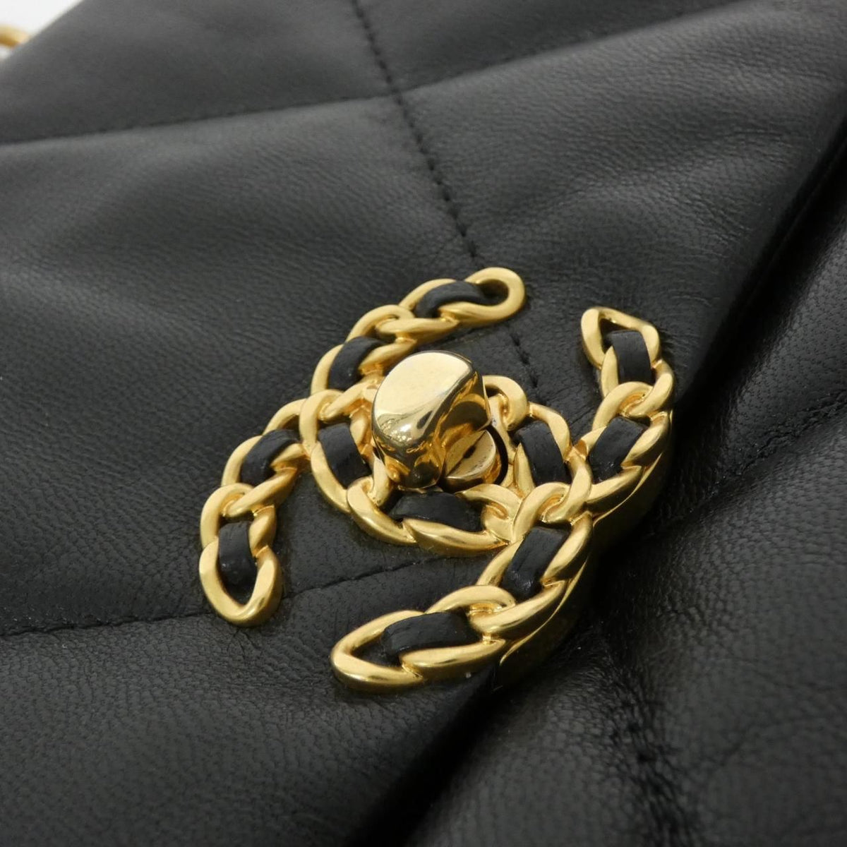 Chanel 19 Goatskin Shoulder Bag