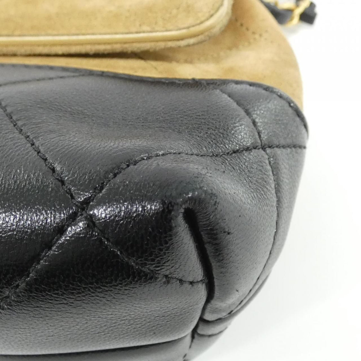 Chanel Suede Lambskin Shoulder Bag