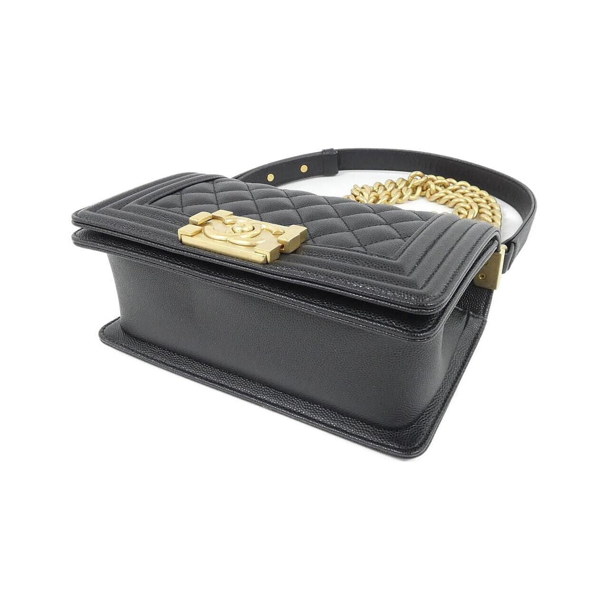 Chanel Boy Chanel Grained Calf Shoulder Bag