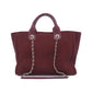 Chanel Deauville Mixed Fibers Tote Bag